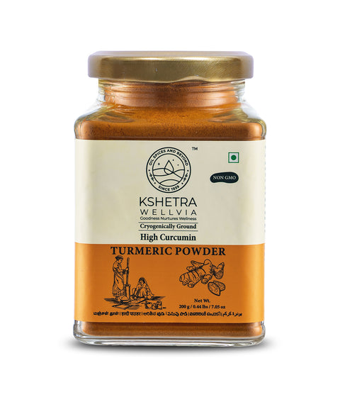 High Curcumin Turmeric Powder | Premium Quality  | Cryogenically Ground