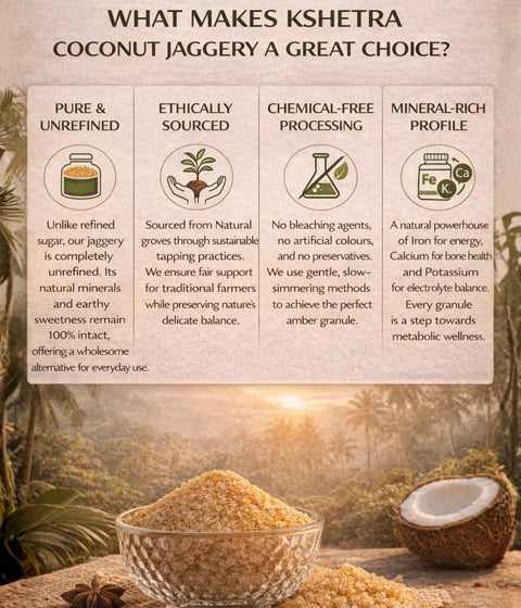 Coconut Jaggery Granules