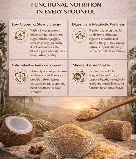 Coconut Jaggery Granules