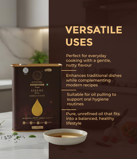 Cold Pressed Sesame Virgin Oil