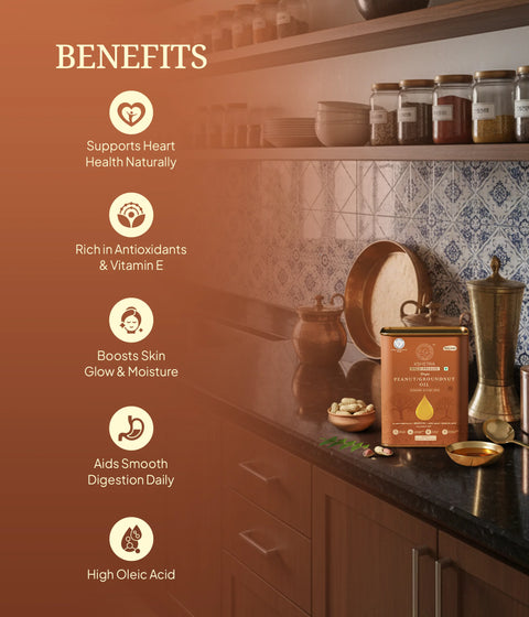 Groundnut / Peanut Oil - Cold Pressed Virgin Oil