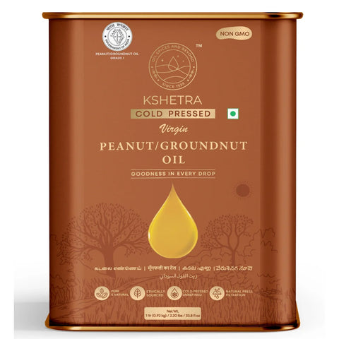Groundnut / Peanut Oil - Cold Pressed Virgin Oil