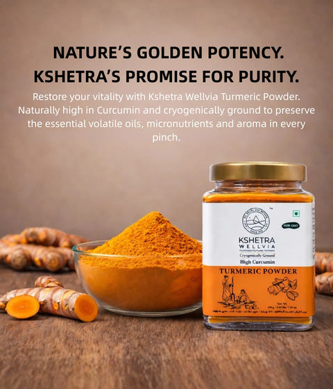 High Curcumin Turmeric Powder | Premium Quality  | Cryogenically Ground