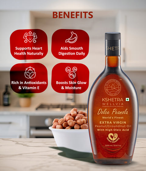 Extra Virgin  Peanut/Groundnut Oil | Dolce Peanola