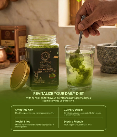 Moringa Powder | Premium Quality  | Cryogenically Ground