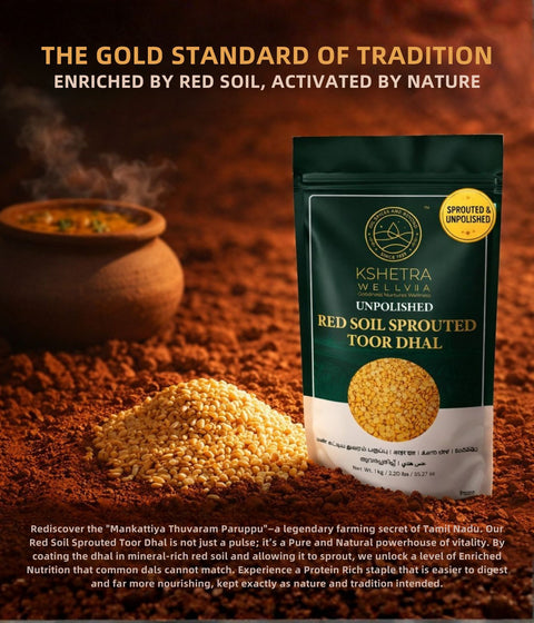 Red Soil Sprouted Toor Dhal