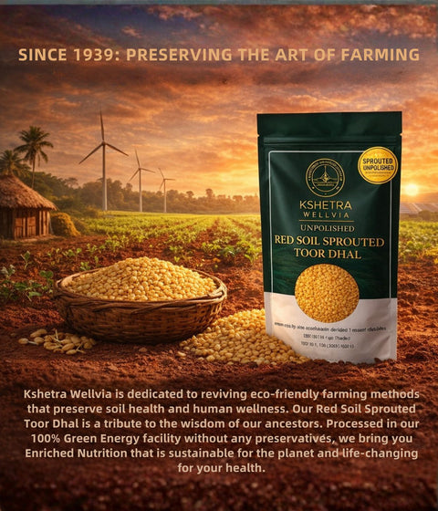 Red Soil Sprouted Toor Dhal