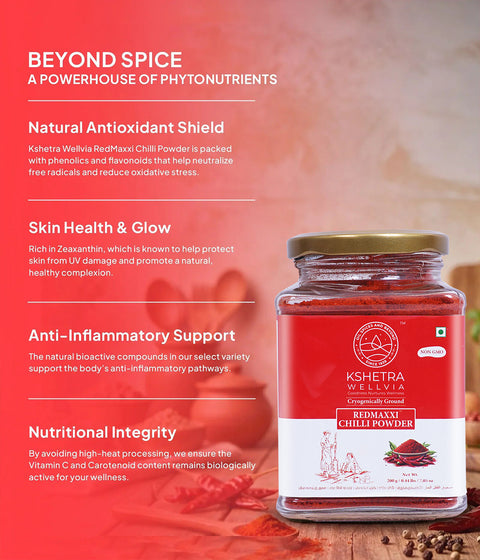 RedMaxxi Chili Powder - Cryogenically Ground
