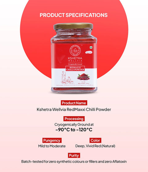 RedMaxxi Chili Powder - Cryogenically Ground