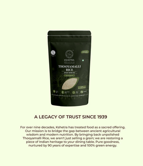 Thooyamalli Rice - Unpolished Ancient Indian Rice