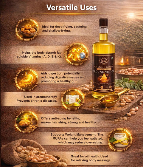 Chenni Gold - Cold Pressed Groundnut Oil