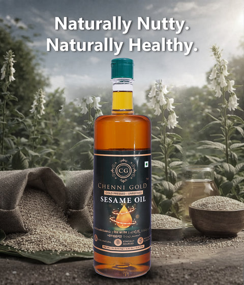 Chenni Gold - Cold Pressed Sesame Oil / Gingelly Oil