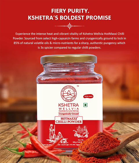 HotMaxxi Chili Powder - Cryogenically Ground