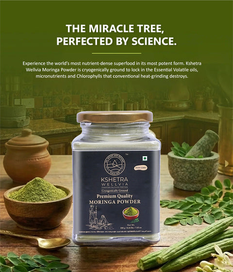 Moringa Powder - Cryogenically Ground